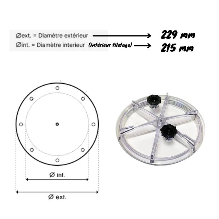 Couvercle Filtre A Sable Lacron Piscinepascher Fr