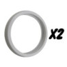 2 Pneus pour Roue de Robot - Adaptable Polaris