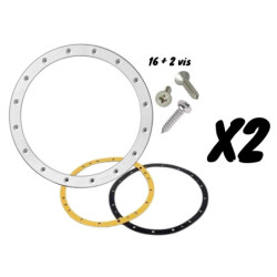 2 Kits Bride - Joints - Vis du Projecteur Piscine PL84 Série France|;|Projecteur Piscine|;||;||;||;||;||;||;||;|