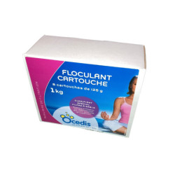 Floculant Piscine - Cartouche 1kg - Lot de 2
