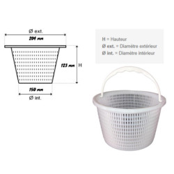 Panier Skimmer Astral Prestige 17,5 L