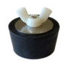 Bouchon d'Hivernage piscine conique en caoutchouc N 10 - 1"1/2