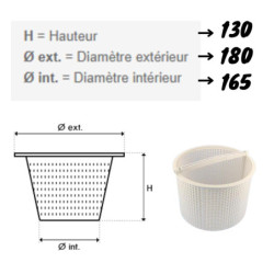 Skimmer Piscine - Panier SP1082/84/85 - Hayward