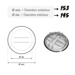 Couvercle + Joint Pompe Victoria Glass Plus ASTRAL 4405010702
