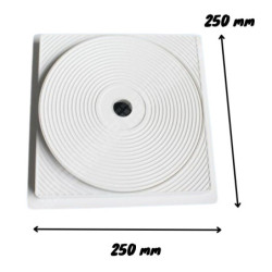 Skimmer Piscine - Couvercle Skimmer - Standard Rond / Cadre Carré - Astralpool