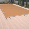 Bâche à Barres Piscine - 5 x 3 - Bleu/Beige