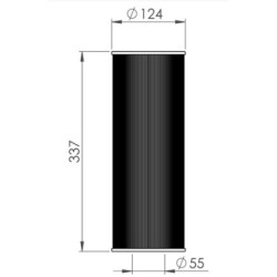 Filtre Spa - Blanc 50 sqf Sans Filetage 334x124 - Wellis