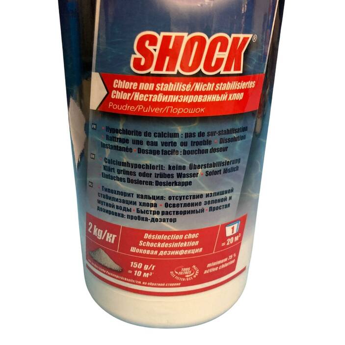 HTH Shock 2 kg - Chlore Choc Non Stabilisé
