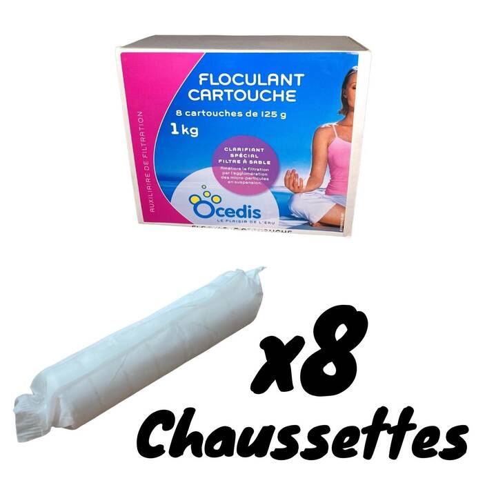 Floculant Piscine - Cartouche 1kg