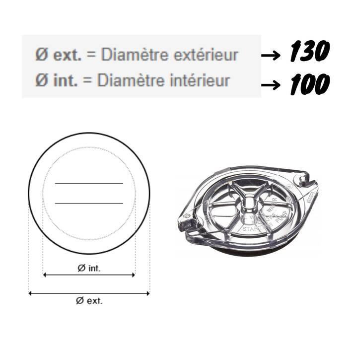 Couvercle Préfiltre Pompe MAX FLO POWERLINE