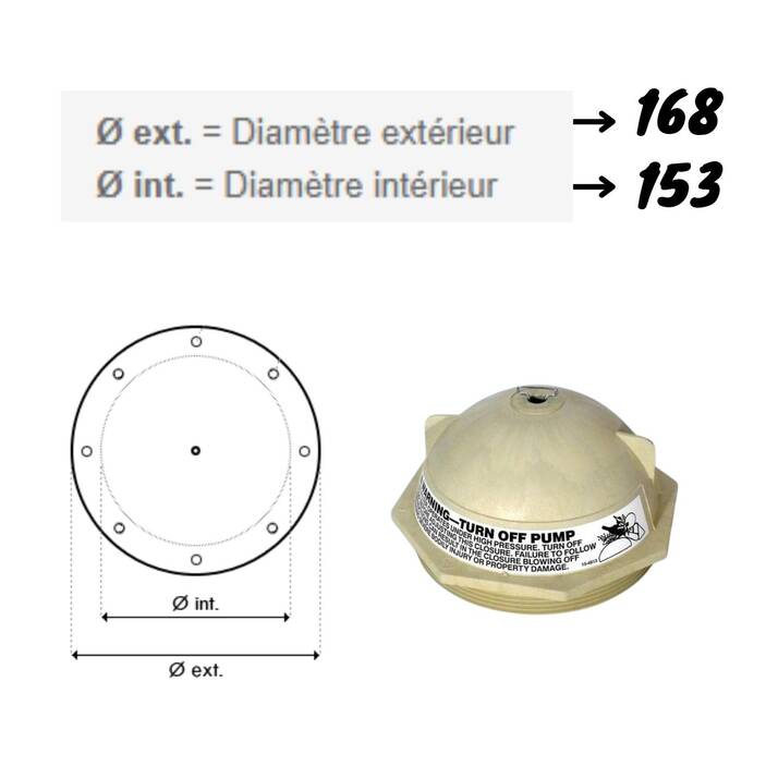 Couvercle Filtre TRITON Ancien Modèle - PENTAIR