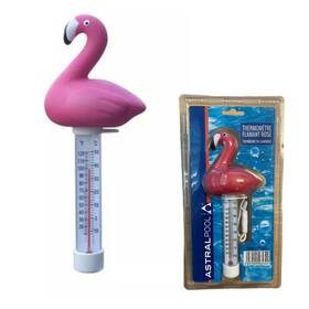 Thermomètre Flamant Rose