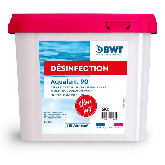 Chlore Lent Galet - Aqualent 90 - 5kg BWT