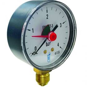 Manomètre - Mano Sec - Radial - Diamètre 63 - Avec Index