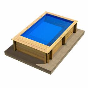 Piscine Hors Sol Bois Pool'n Box Junior 3.70 x 2.40m