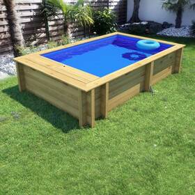 Piscine Hors Sol Bois Pool'n Box Junior 3.70 x 2.40m