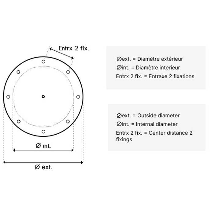 Couvercle et Joint - Filtre Piscine Balear Kripsol