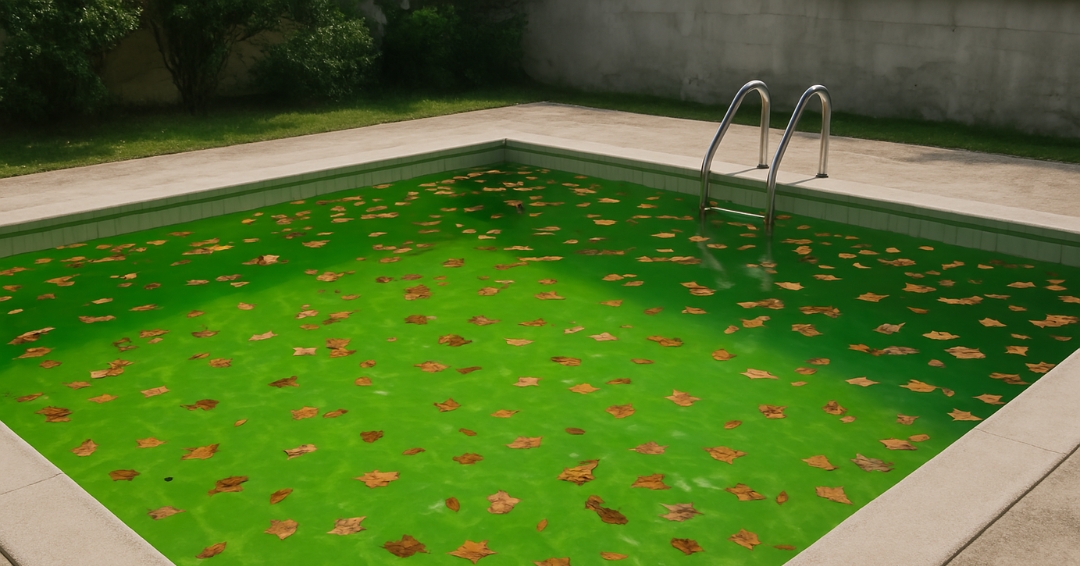 eau de la piscine trouble