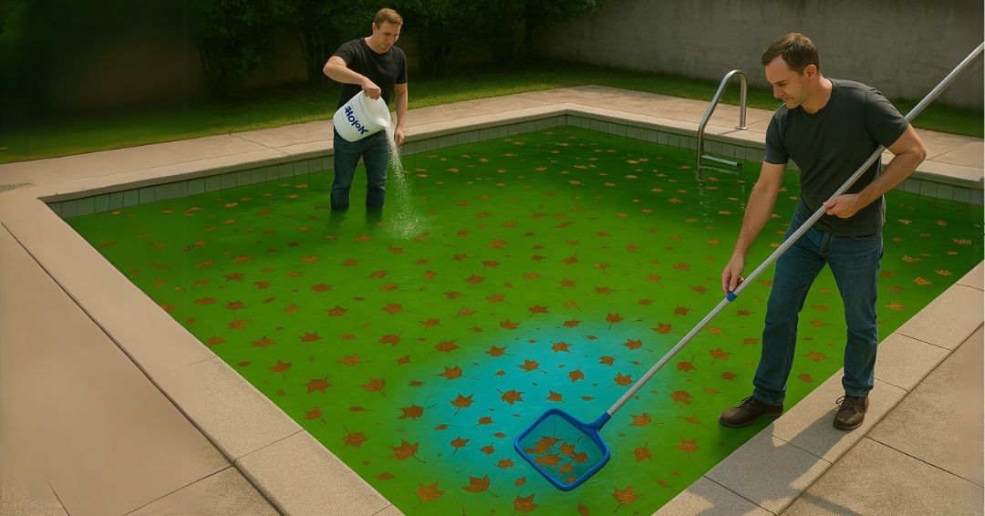 eau de piscine trouble